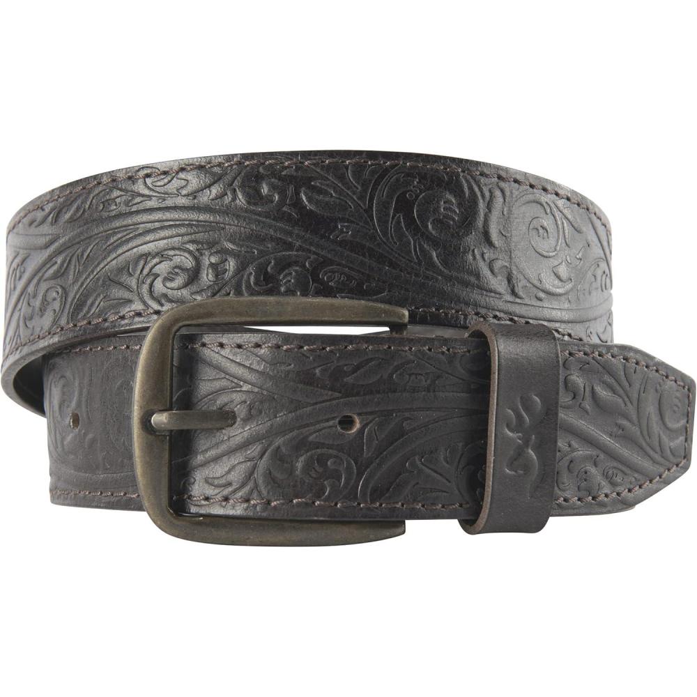 imageBrowning Mens Rugged Leather Casual BeltsCitori Brown