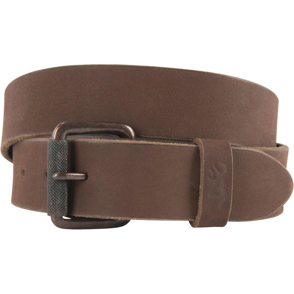 imageBrowning Mens Rugged Leather Casual BeltsDraper Brown