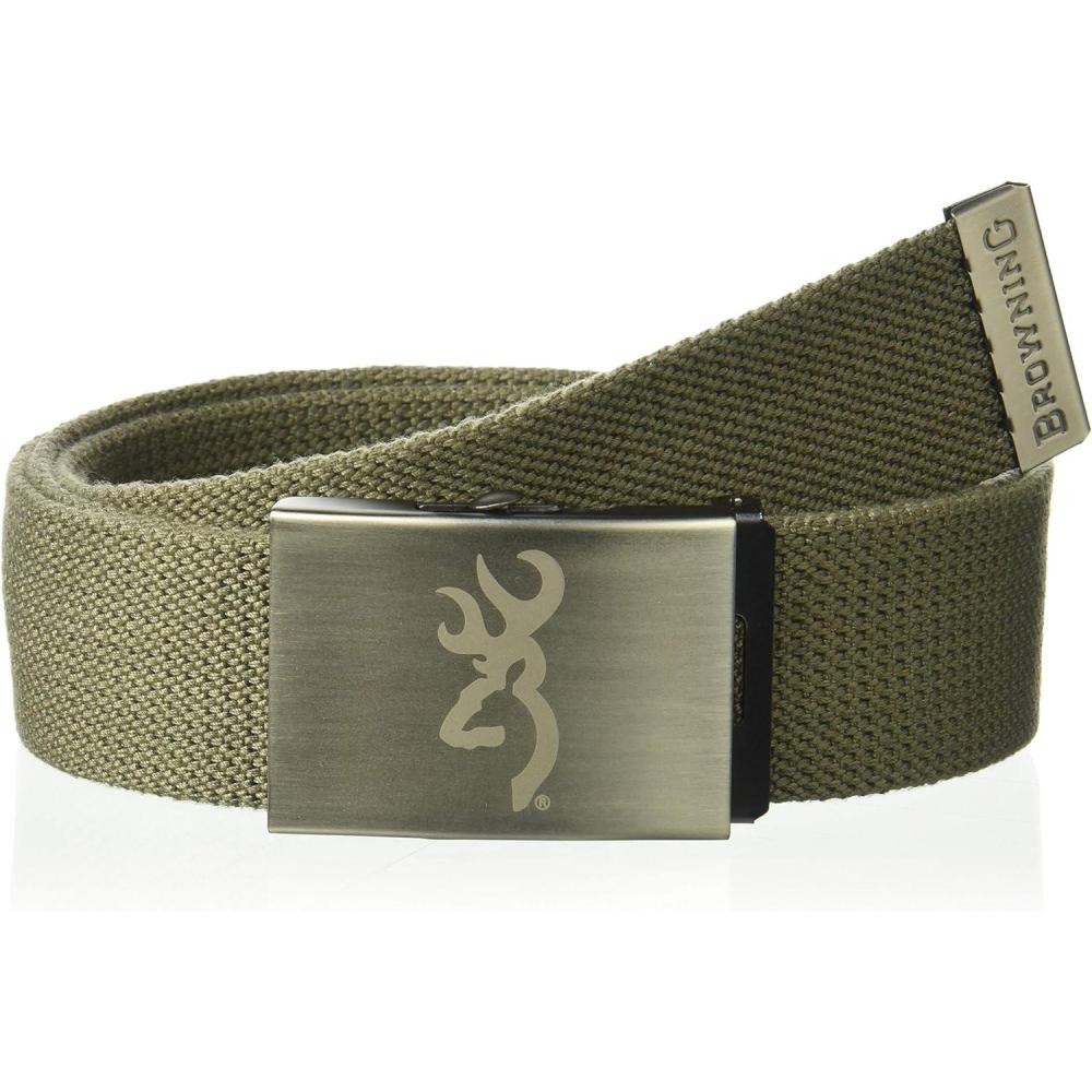 imageBrowning mens Mens BeltBasic Webbing Olive