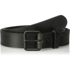 Browning Men’s Rugged Leather Casual Belts(Gun Belt (Black))