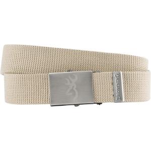 Browning mens Casual Trim to Fit Webbing Belts(Basic Webbing (Tan))