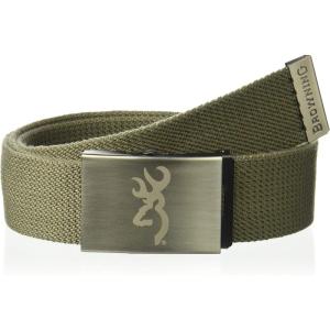 Browning mens Men’s Belt(Basic Webbing (Olive))