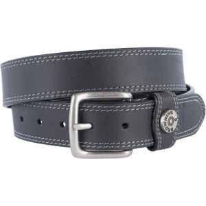 Browning mens Men’s Belt(Leather Slug (Black))