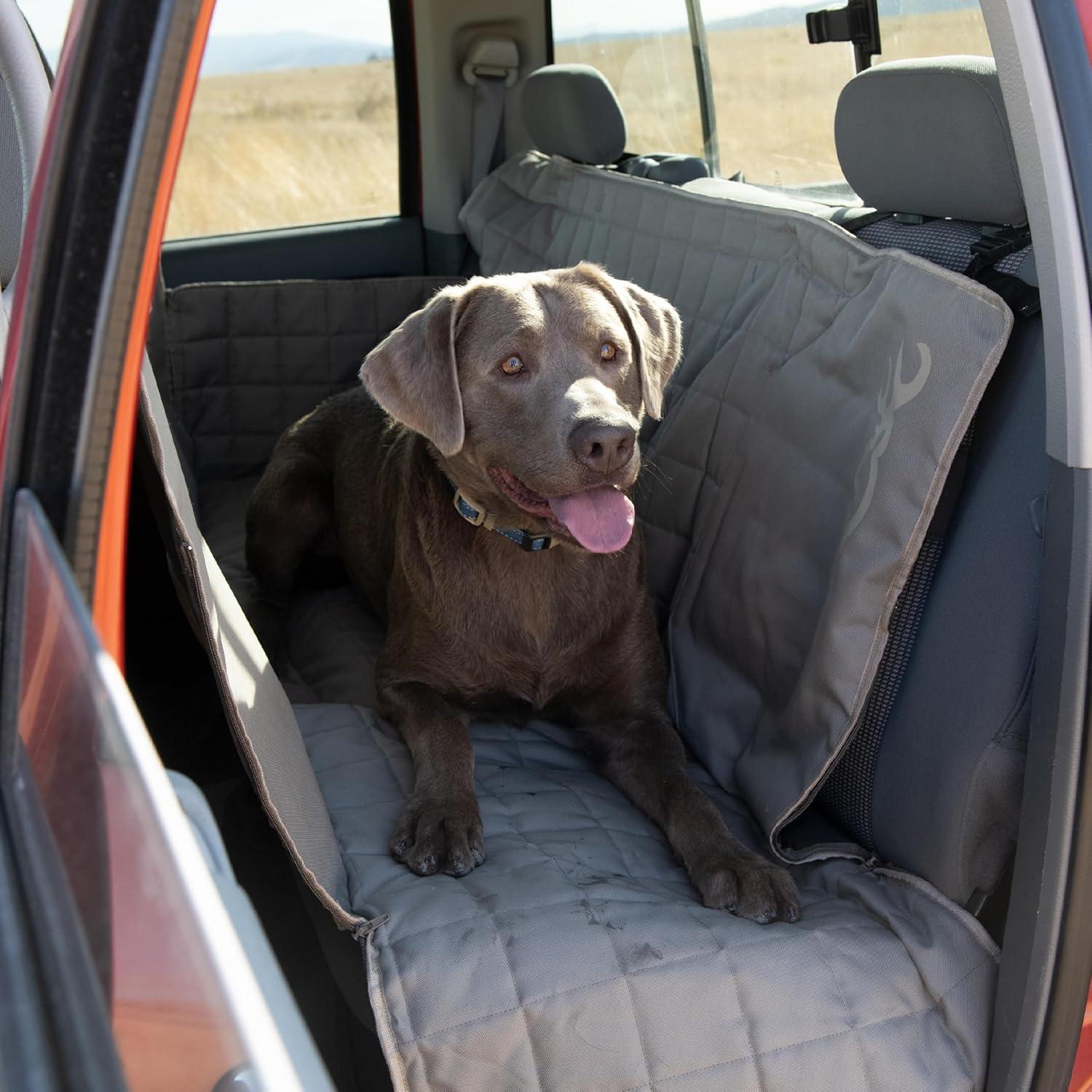 imageBrowning Pet Hammock Backseat Cover Durable Backseat Protection ElkField Khaki