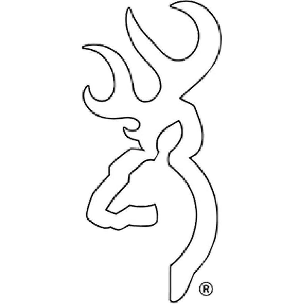 imageBrowning Buckmark DecalWhite