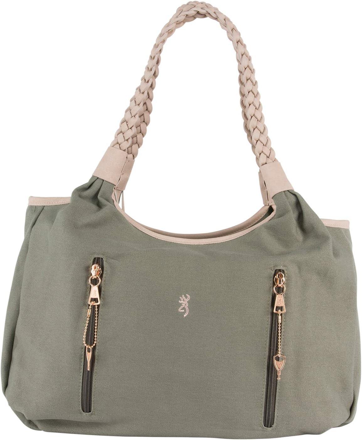 image:imageBrowning Concealed Carry Purse Premium Holstered Handbag with Safety Locking Option DixieDixie OliveTan