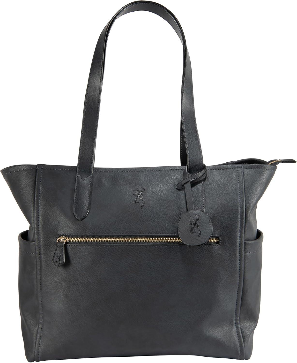 image:imageBrowning Womens Concealed Carry Addison Purse Premium Holstered Handbag With Safety Locking Option Black