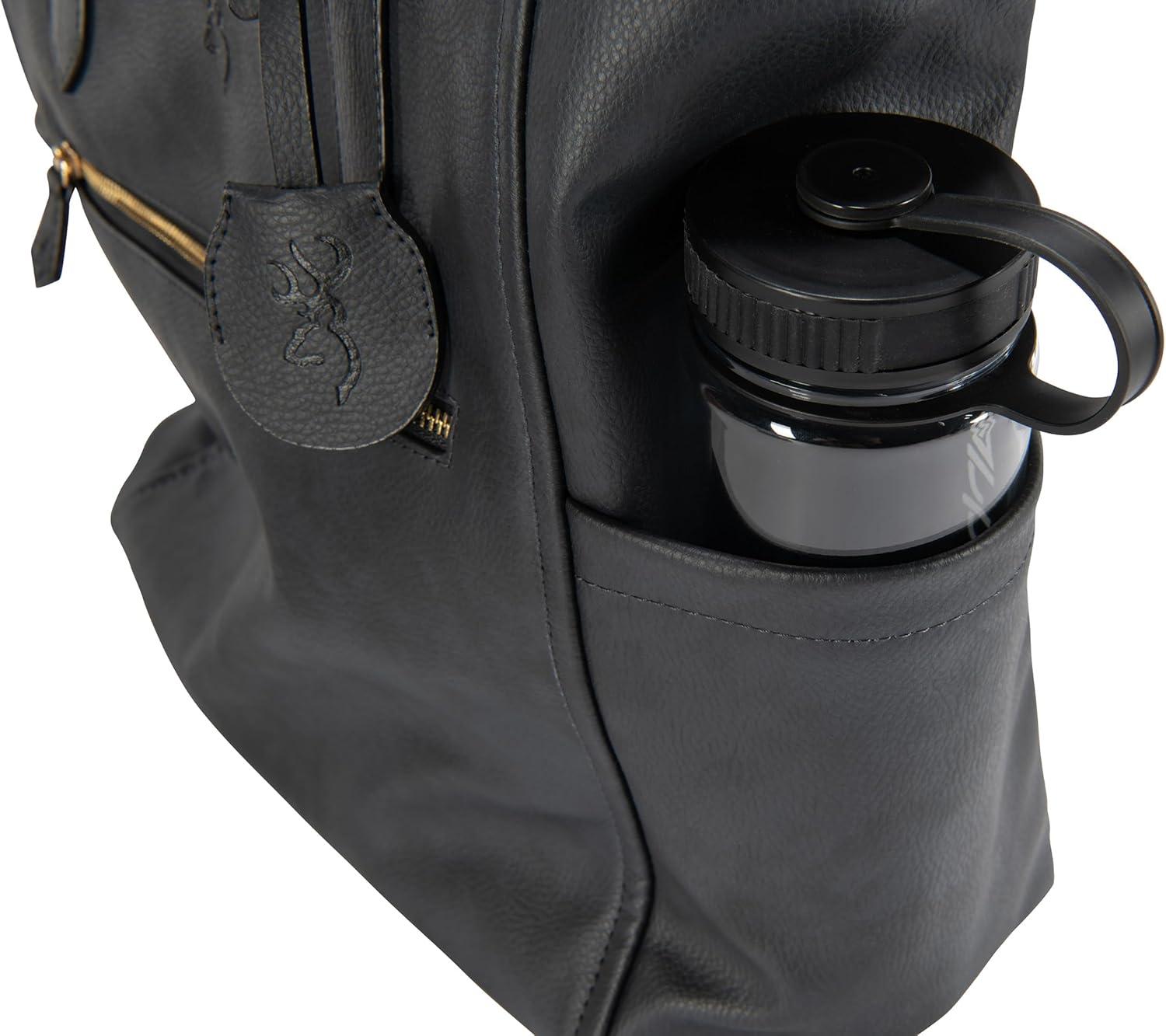 image:imageBrowning Womens Concealed Carry Addison Purse Premium Holstered Handbag With Safety Locking Option Black