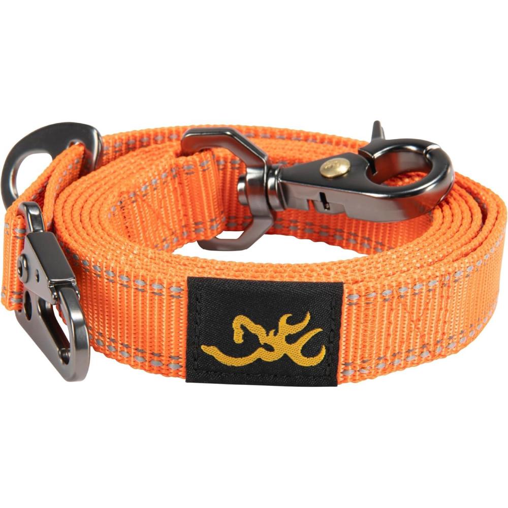 image:imageBrowning Classic Camo Dog Leash Realtree Xtra Seaglass 6ft X 1in TealSafety Orange