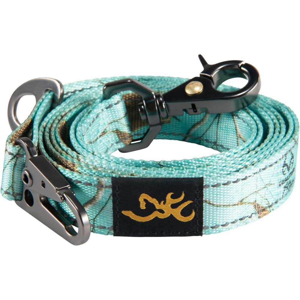 image:imageBrowning Classic Camo Dog Leash Realtree Xtra Seaglass 6ft X 1in TealTeal