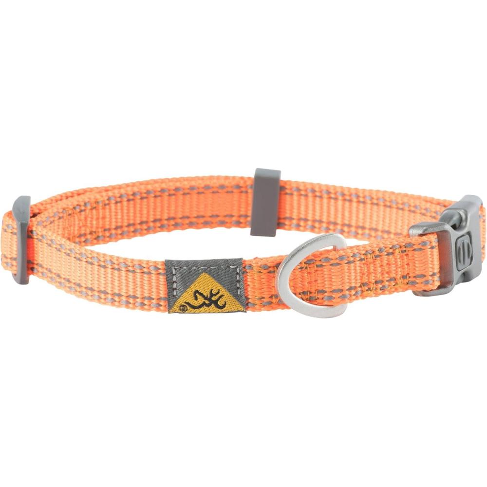 image:imageBrowning Classic Preformance Webbing Pet Collar Fully Adjustable Available in Solid Colors and Camo Patterns Ovix Camo LargeSafety Orange