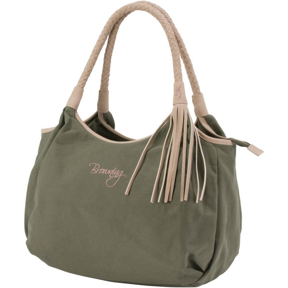 image:imageBrowning Concealed Carry Purse Premium Holstered Handbag with Safety Locking Option DixieDixie OliveTan