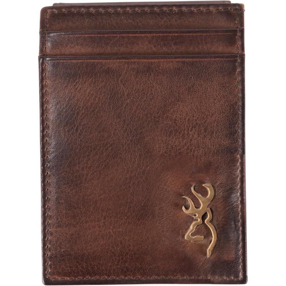 image:imageBrowning Mens Rugged Brass Buck Wallets Available in Multiple Styles Brass BuckCard Master