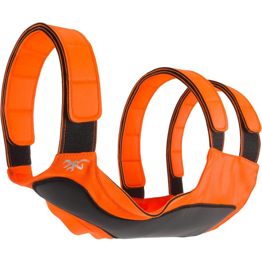 image:imageBrowning Pet Vests Hi Vis Safety Vests for Dogs Safety Orange Medium Adjustable CoverageChest Protection Vest
