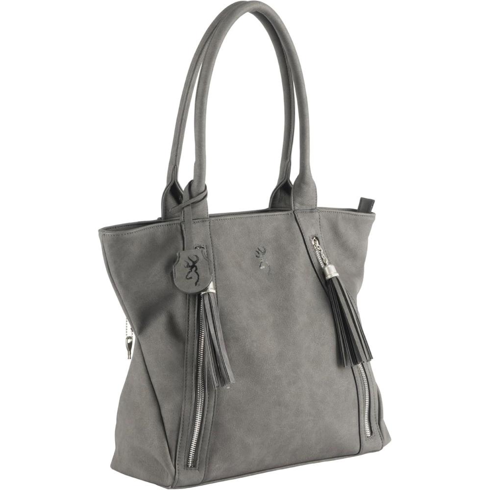 image:imageBrowning Womens Concealed Carry Alexandria Purse Premium Holstered Handbag With Safety Locking Option Charcoal