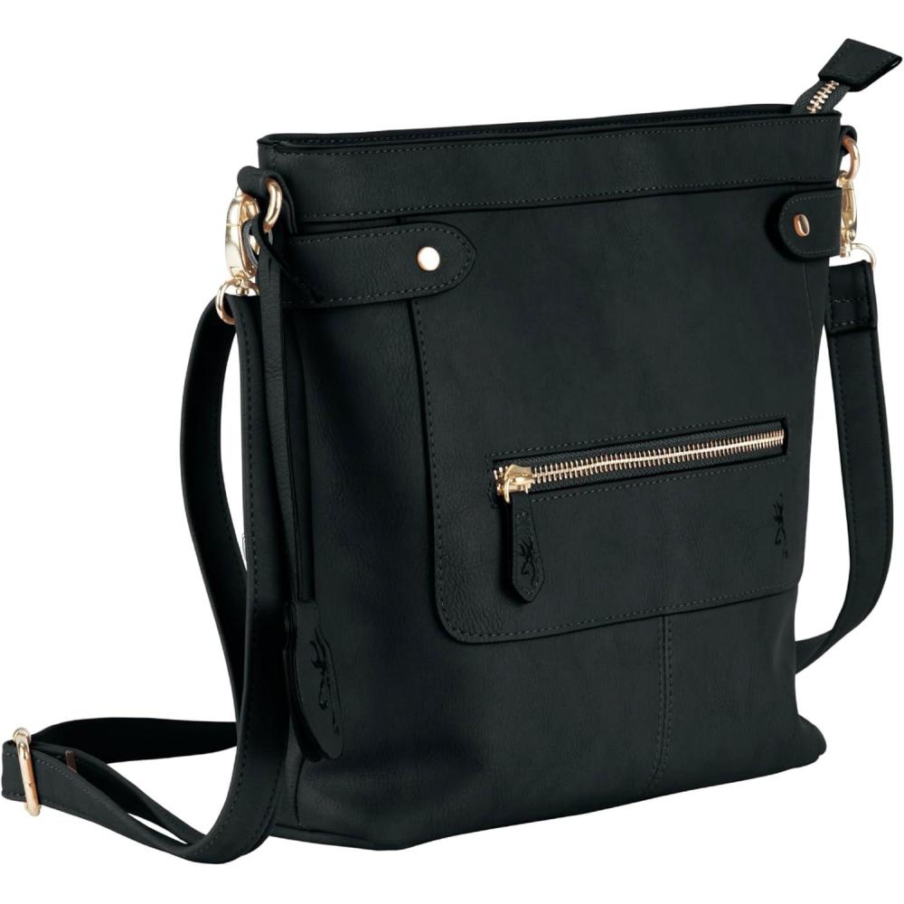 image:imageBrowning Womens Concealed Carry Purse Premium Holstered Handbag With Safety Locking OptionBlack