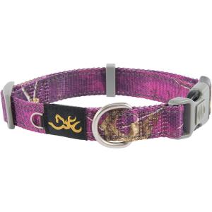 Browning Classic Camo Dog Collar | Realtree Xtra Pink | Medium (P000022290399)(Realtree Xtra Purple Caspia)