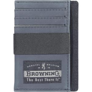 Browning Men’s Tactical Heavy-Duty Wallets, Available in Multiple Styles, Black(Black (Front Pocket))