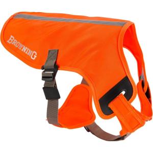 Browning Pet Vests, Hi Vis Safety Vests for Dogs, Safety Orange, Medium, Adjustable Coverage(Adjustable Safety Vest)