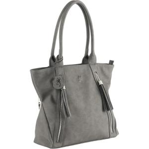 Browning Women’s Concealed Carry Alexandria Purse, Premium Holstered Handbag With Safety Locking Option, Charcoal
