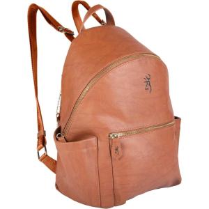 Browning Women’s Concealed Carry Harper Backpack, Premium Holstered Handbag With Safety Locking Option, Brown