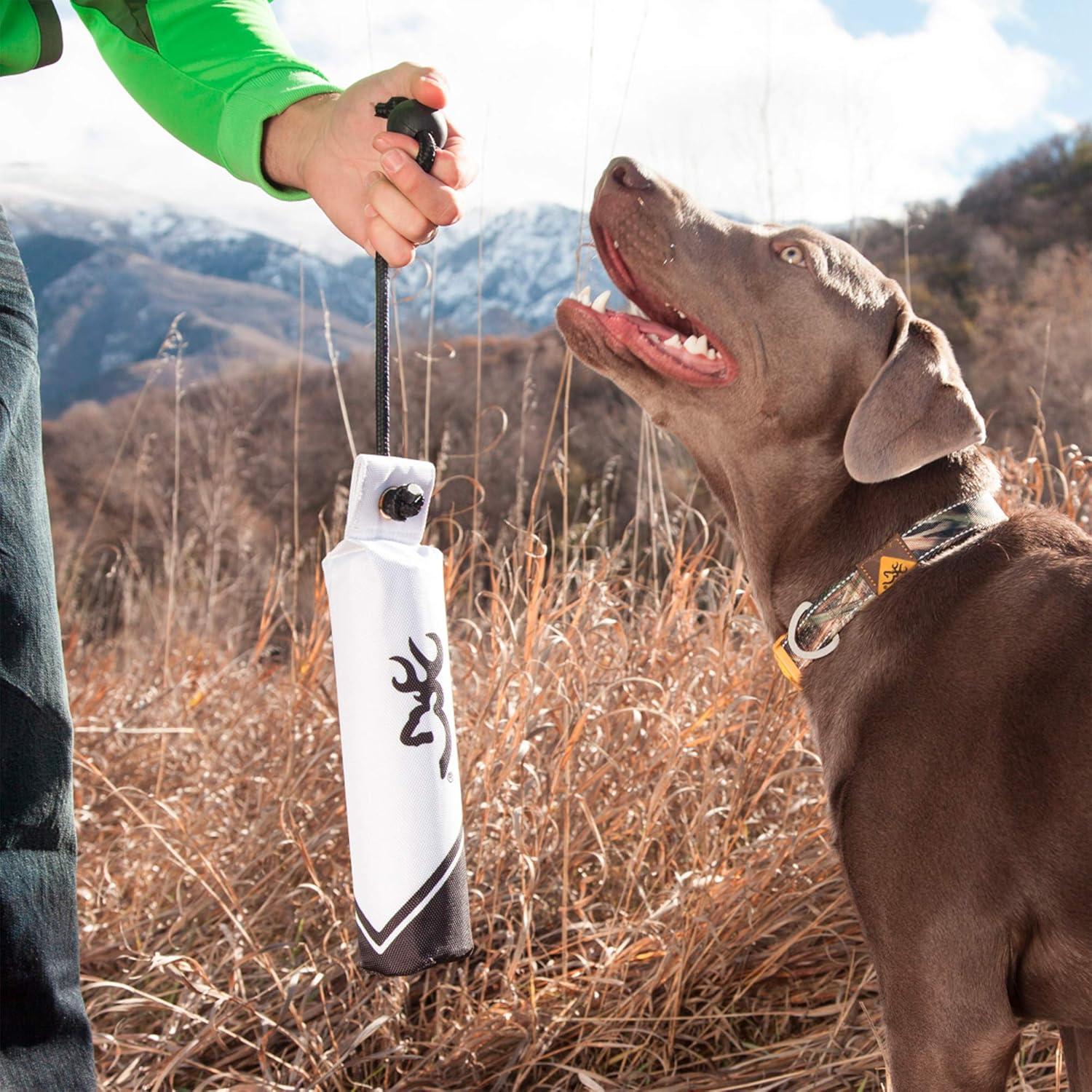 image:imageBrowning Pet Hunting Durable Vinyl and Canvas Training Dummy Fetch and Retrieve DummyCanvas White