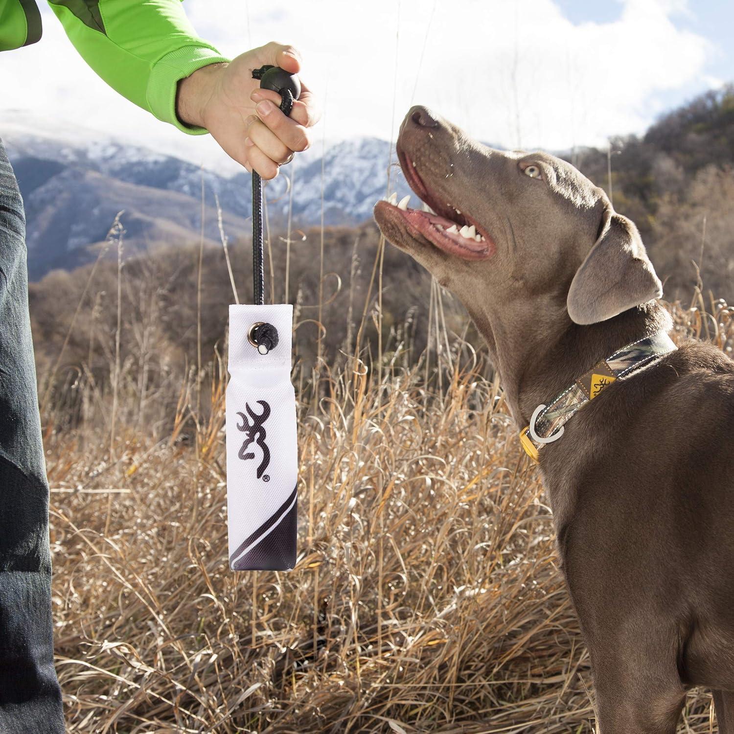 image:imageBrowning Pet Hunting Durable Vinyl and Canvas Training Dummy Fetch and Retrieve DummyCanvas White
