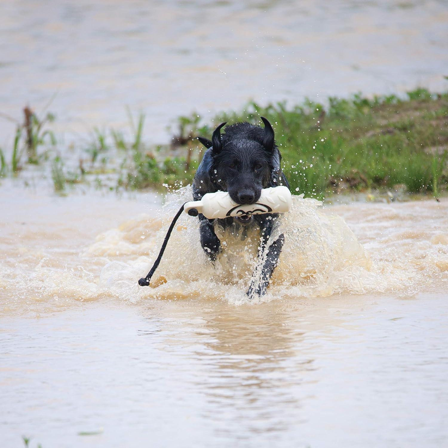 image:imageBrowning Pet Hunting Durable Vinyl and Canvas Training Dummy Fetch and Retrieve DummyVinyl White