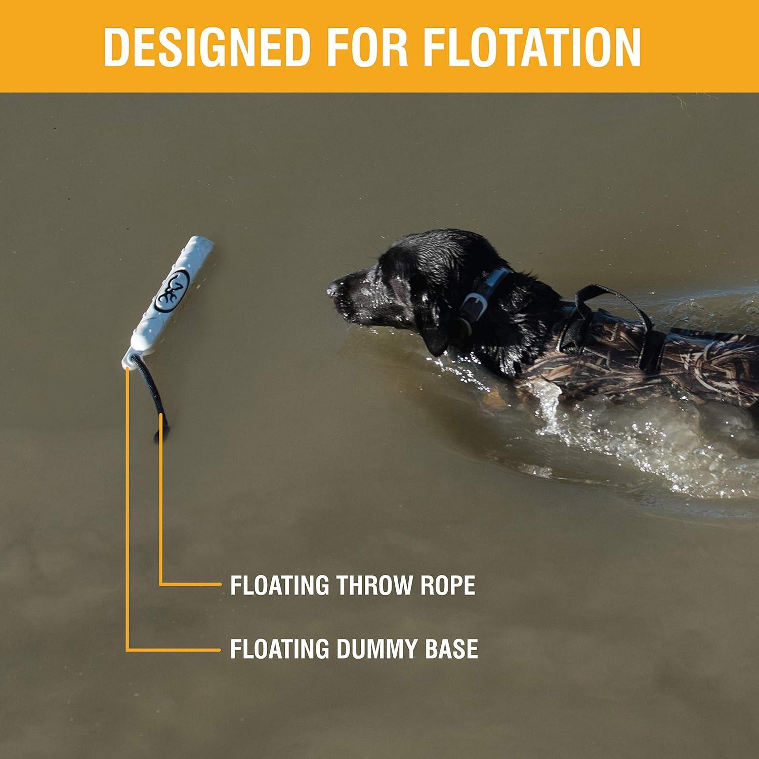 image:imageBrowning Pet Hunting Durable Vinyl and Canvas Training Dummy Fetch and Retrieve DummyVinyl White