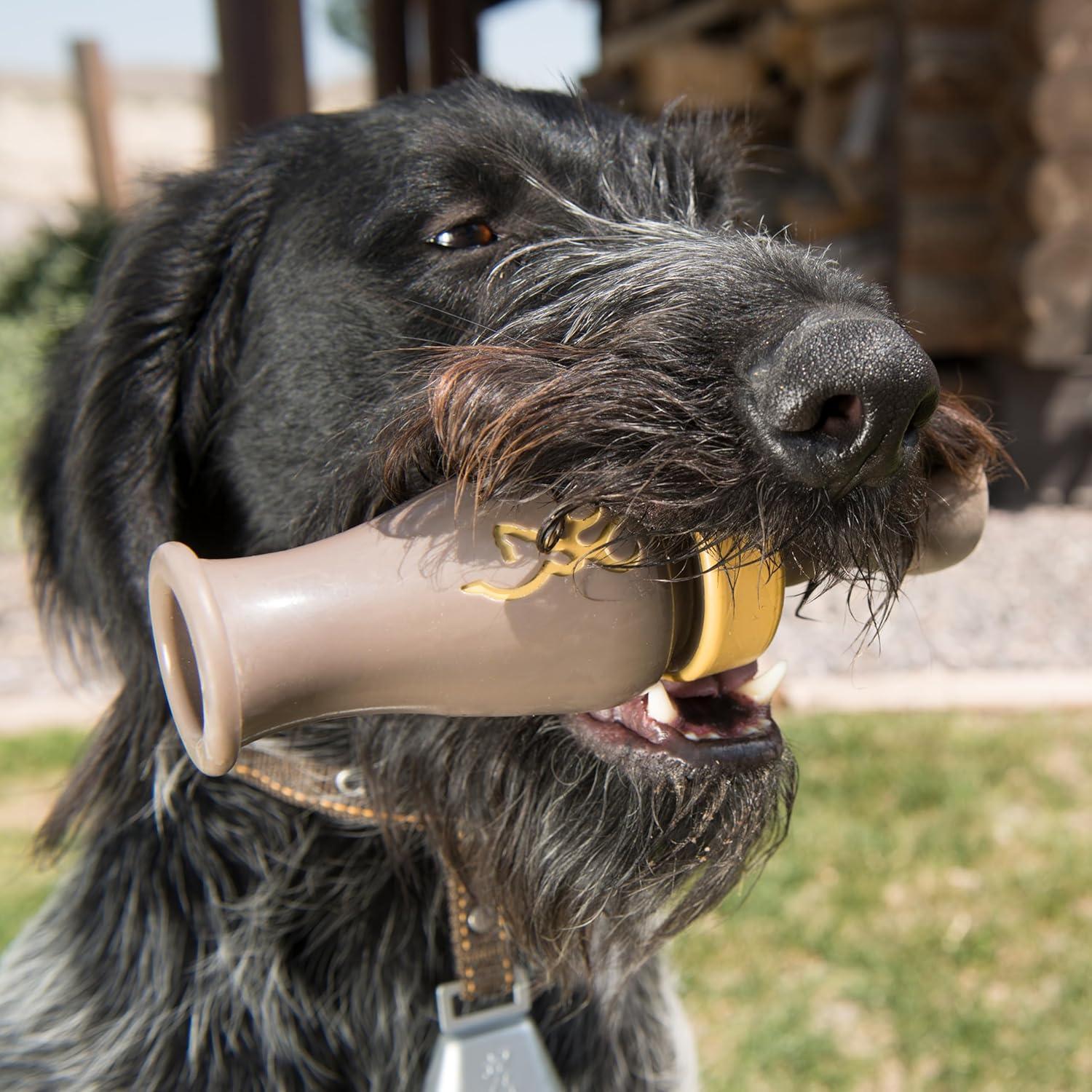 image:imageBrowning Pet Toys Durable Dog Toys for Tug and Fetch Shot Shell Red Squeaker ToyDark Taupe