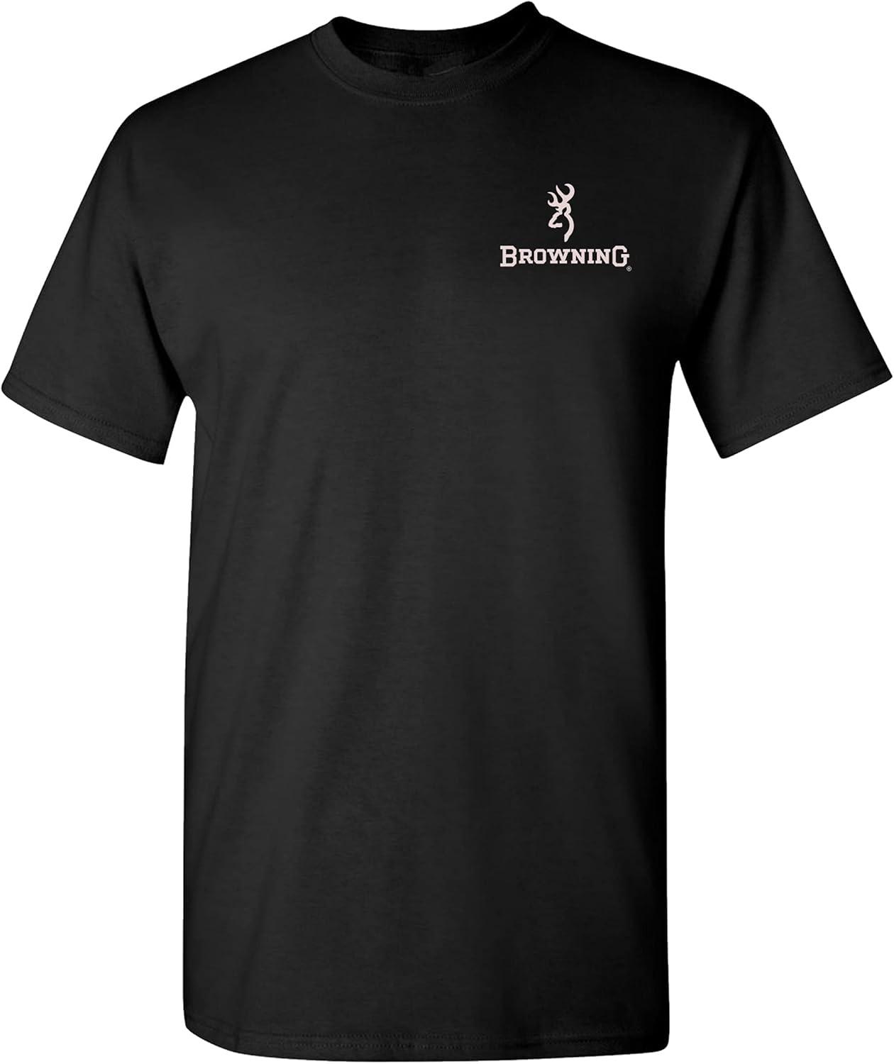 image:imageBrowning Womens Graphic TShirt Classic Hunting amp Outdoors Short Sleeve TeesArrow Flag Black