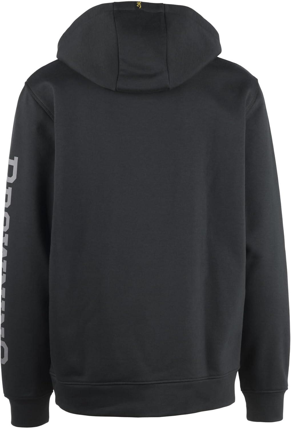 image:imageBrowning mens Shane Sweatshirt Comfortable Midweight Hoodie With Waterresistant FinishBlack
