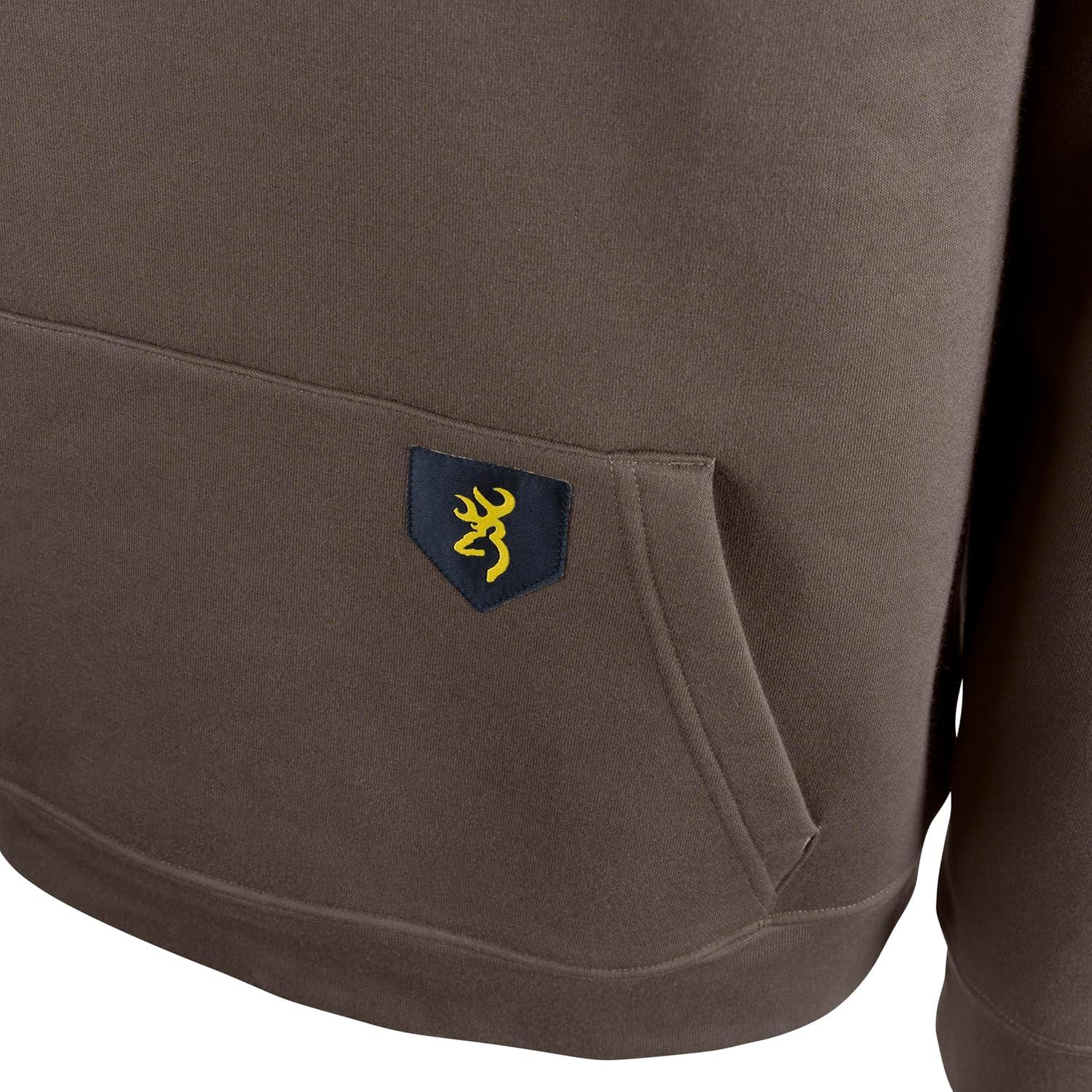 image:imageBrowning mens Shane Sweatshirt Comfortable Midweight Hoodie With Waterresistant FinishBlack Olive
