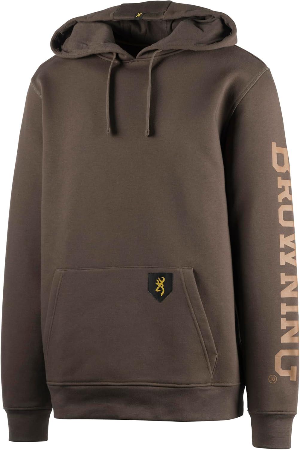 image:imageBrowning mens Shane Sweatshirt Comfortable Midweight Hoodie With Waterresistant FinishBlack Olive