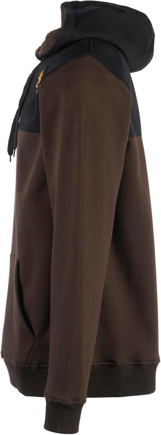 image:imageBrowning mens Travis Sweatshirt Performance Colorblocked HoodieBlack Olive