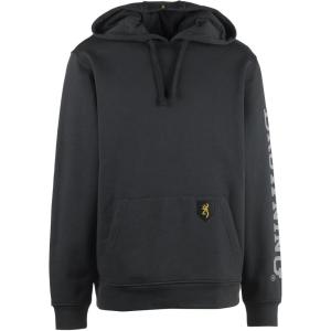 Browning mens Shane Sweatshirt, Comfortable Midweight Hoodie With Water-resistant Finish(Black)