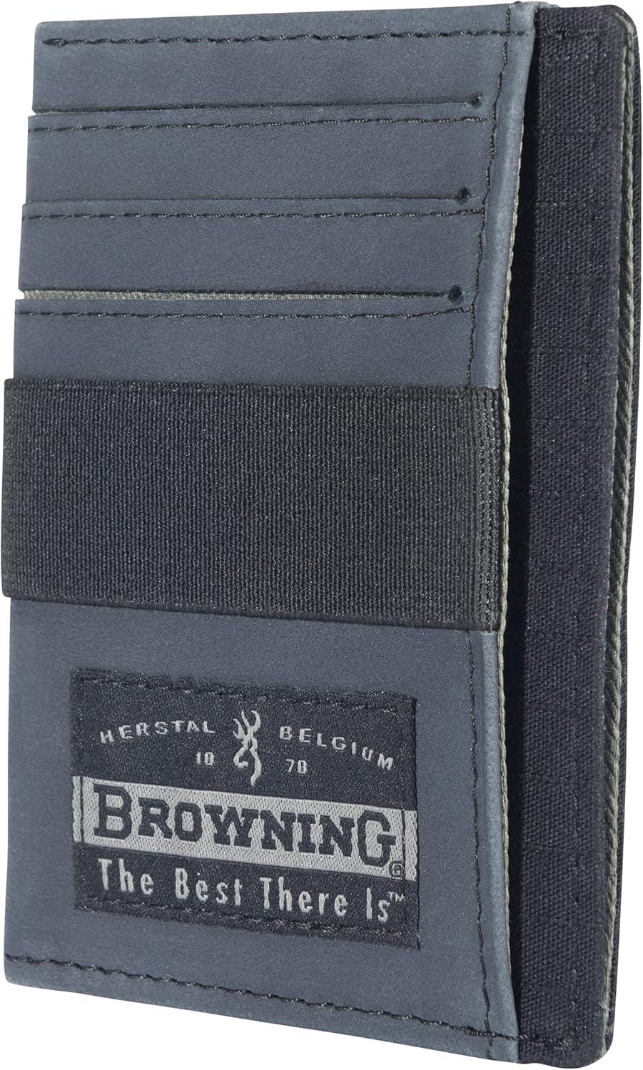 image:imageBrowning Mens Tactical HeavyDuty Wallets Available in Multiple StylesBlack Front Pocket