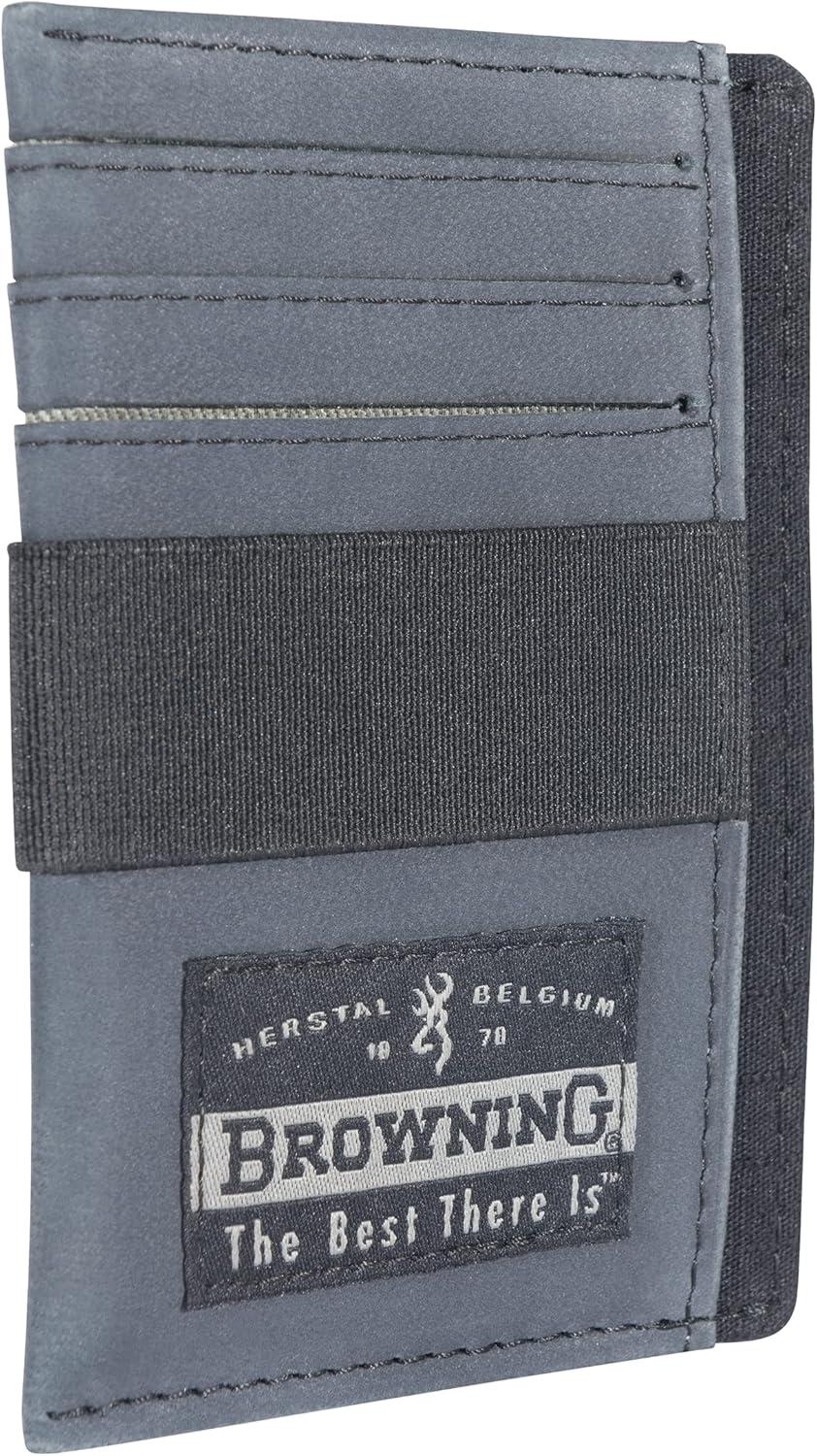 image:imageBrowning Mens Tactical HeavyDuty Wallets Available in Multiple StylesBlack Front Pocket