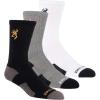 3-pack Everyday Crew (Black / Heather Gray / White)