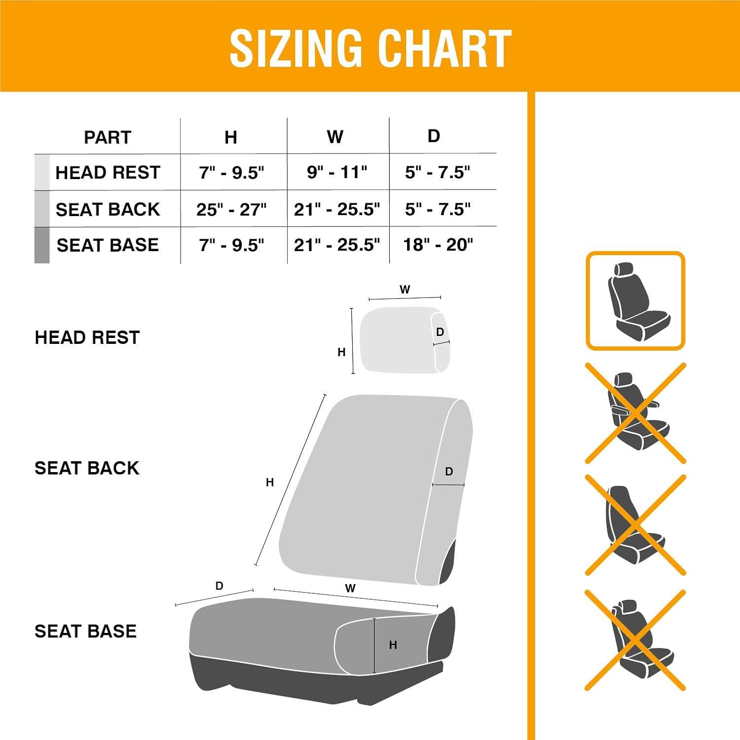 image:imageBrowning Universal Front and Bench Seat Covers Water Resistant for Car Truck and SUV Chevron Heather Gray BlackMossy Oak BreakUp Country
